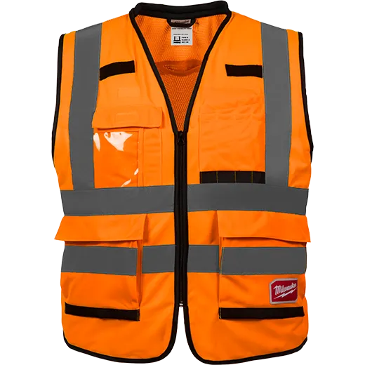 Milwaukee Class 2 High Visibility Orange Performance Safety Vest