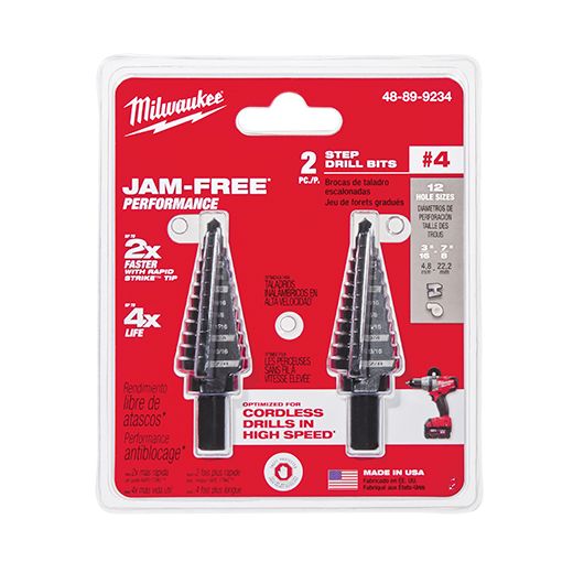 Milwaukee 48-89-9234 Step Drill Bit Set