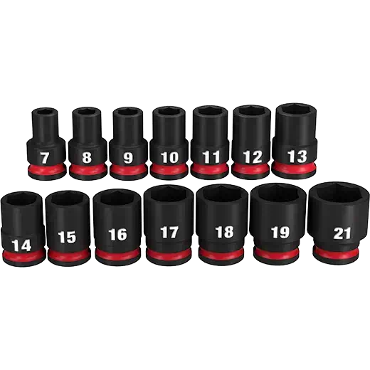 Milwaukee 49-66-7007 14PC SHOCKWAVE Impact Duty™ 3/8" Drive Metric Standard 6 Point Socket Set