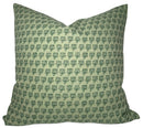 Mimi Floral Pillow Cover in Green, Thibaut Pillows