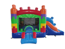Mini Blocks Bounce House Slide DRY