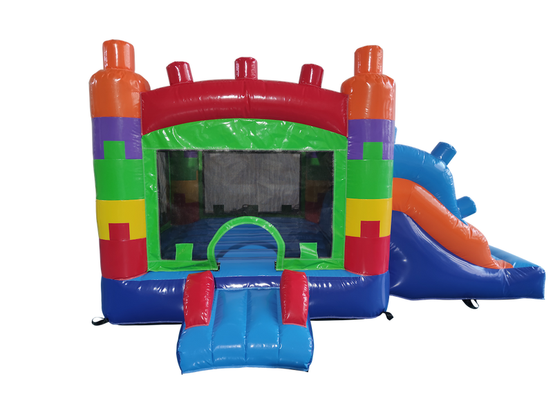 Mini Blocks Bounce House Slide