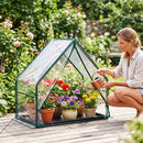 Mini Green House Metal Frame with Waterproof Bottom Mat and Wind Ropes by LJGDeals