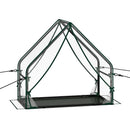 Mini Green House Metal Frame with Waterproof Bottom Mat and Wind Ropes by LJGDeals