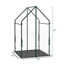 Mini Green House Metal Frame with Waterproof Bottom Mat and Wind Ropes by DirectDeals
