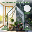Mini Green House Metal Frame with Waterproof Bottom Mat and Wind Ropes by LJGDeals
