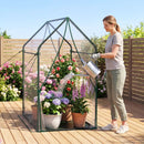 Mini Greenhouse with Metal Frame and Waterproof Cover by LJGDeals