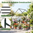 Mini Greenhouse with Metal Frame and Waterproof Cover by LJGDeals
