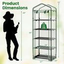 Mini Greenhouse Portable Plant Grow House with 5 Tier Shelves by DirectDeals
