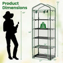 Mini Greenhouse Portable Plant Grow House with 5 Tier Shelves by LJGDeals