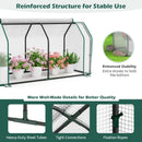 47.5 x 21.5 x 24 Inch Mini Greenhouse with Roll-up Zipper Door by LJGDeals