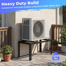 Mini Split Ground Stand Adjustable for 9000-36000 BTU Ductless Air Conditioners Heat Pump by LJGDeals