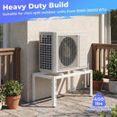 Mini Split Ground Stand Adjustable for 9000-36000 BTU Ductless Air Conditioners Heat Pump by LJGDeals