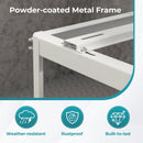 Mini Split Ground Stand for 9000-18000 BTU Ductless Air Conditioner by LJGDeals