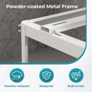 Mini Split Ground Stand for 9000-36000 BTU Ductless Air Conditioner by DirectDeals