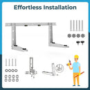 Mini Split Wall Bracket 6K–12K BTU by LJGDeals