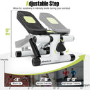 Mini Stepper with Resistance Bands and Adjustable Height for Exercise at Home by LJGDeals