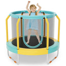 Mini Trampoline with Enclosure and Heavy-duty Metal Frame by DirectDeals