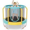 Mini Trampoline with Enclosure and Heavy-duty Metal Frame by LJGDeals