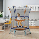 Mini Trampoline for Kids with Safety Enclosure Net and Foam Handles by LJGDeals