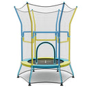 Mini Trampoline for Kids with Safety Enclosure Net and Foam Handles by LJGDeals