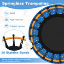 Mini Trampoline for Toddlers with Foam Padded Handle and Safety Padded Cover by LJGDeals