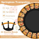 Mini Trampoline for Toddlers with Foam Padded Handle and Safety Padded Cover by LJGDeals