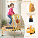 Mini Trampoline for Toddlers with Foam Padded Handle and Safety Padded Cover by LJGDeals