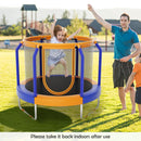 Mini Trampoline with Enclosure and Heavy-duty Metal Frame by LJGDeals