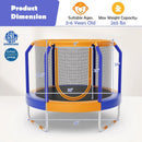 Mini Trampoline with Enclosure and Heavy-duty Metal Frame by LJGDeals
