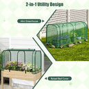 Mini Tunnel Greenhouse with Roll-up Zipper Door by LJGDeals