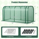 Mini Tunnel Greenhouse with Roll-up Zipper Door by LJGDeals