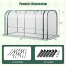 Mini Tunnel Greenhouse with Roll-up Zipper Door by LJGDeals