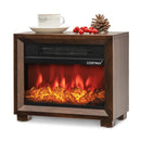 Mini Wooden Space Tabletop Fireplace with Realistic Flame Effect by LJGDeals