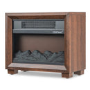 Mini Wooden Space Tabletop Fireplace with Realistic Flame Effect by LJGDeals