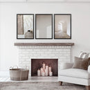 Minimalist Beige Modern Architectural Set of 3 Prints by Wall Art Set