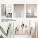 Minimalist Beige Modern Architectural Set of 3 Prints by Wall Art Set