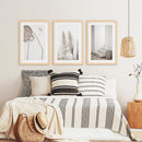 Natural Tones Boho Minimalist Wall Decor. Pampas Grass by Wall Art Set