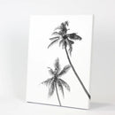 Minimalist Black White Palms Poster. Hawaii Theme by Wall Art Set