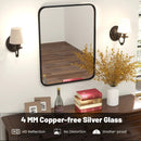 24 x 32 Inch Minimalist Wall Mounted Rectangle Mirror by LJGDeals