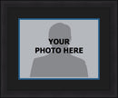 NBA Basketball Photo Picture Frame Kit - Minnesota Timberwolves (Black Matting, Blue Trim) by Dynasty Sports & Framing