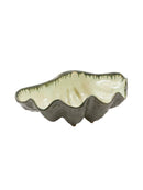 Mint and Charcoal Sea Clam Bowl by Weston Table