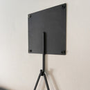 Architectural Black Iron Tripod Wall Mirror | Modern Statement Piece by Decor Steals