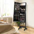 Mirror Jewelry Cabinet with 20 Warm Lights and 4 Tilt Angles by LJGDeals