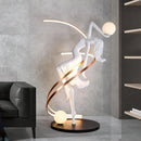 Misha Goddess White Statue Floor Lamp