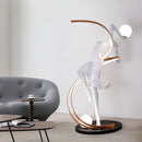 Misha Goddess White Statue Floor Lamp