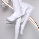 Misha Goddess White Statue Floor Lamp