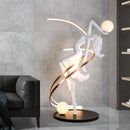 Misha Goddess White Statue Floor Lamp