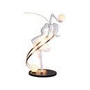 Misha Goddess White Statue Floor Lamp