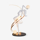 Misha Goddess White Statue Floor Lamp